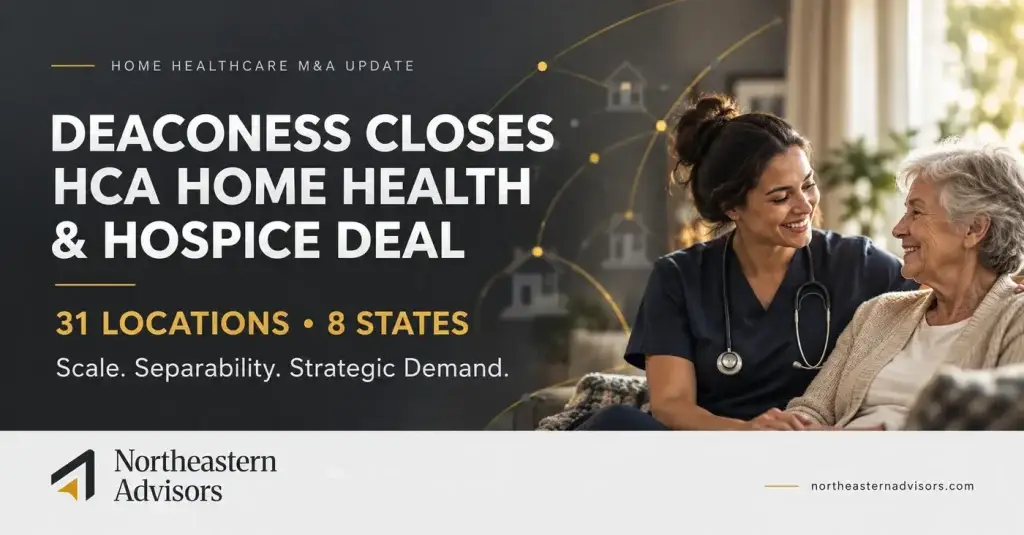 Deaconess closes HCA home health and hospice acquisition of 31 locations across eight states.